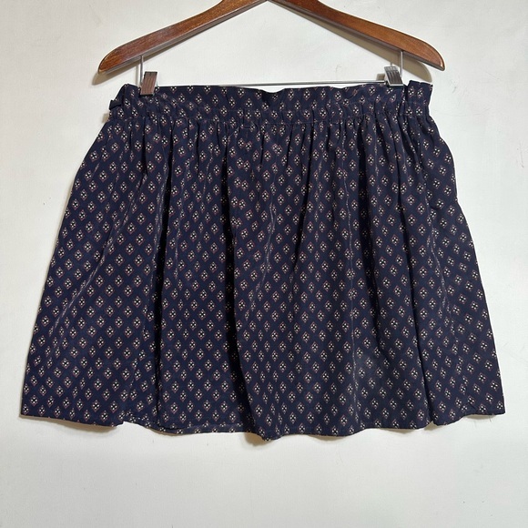 Mango Blue and White Bubble Mini Skirt - Picture 1 of 3